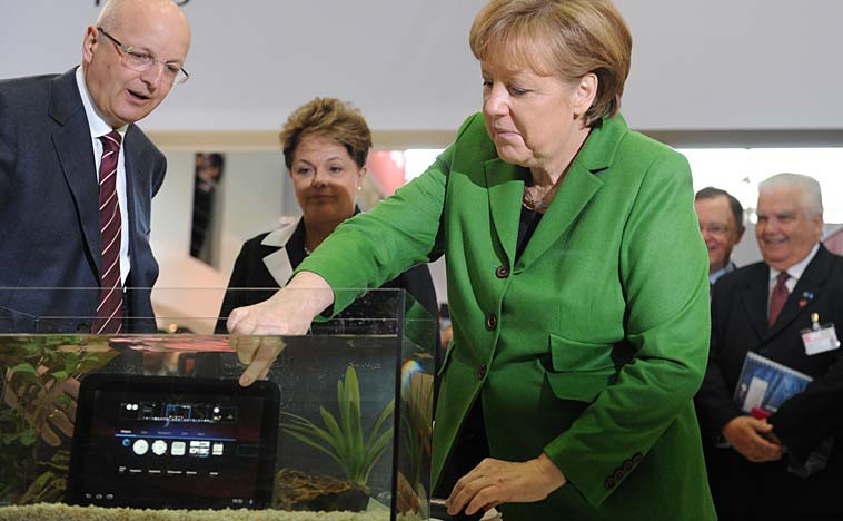 Angela Merkel at CeBIT