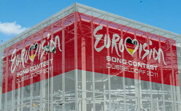 The Esprit Arena in Düsseldorf, where the 2011 Eurovision Song Contest were held. Photo: Frédéric de Villamil/flickr (CC BY-SA 2.0)